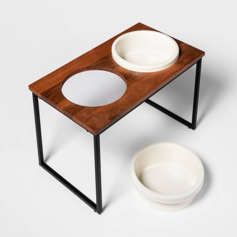 Boots & Barkley - Boots & Barkley Tall Elevated Dog Bowls Set for La Black - Picture 3 of 3